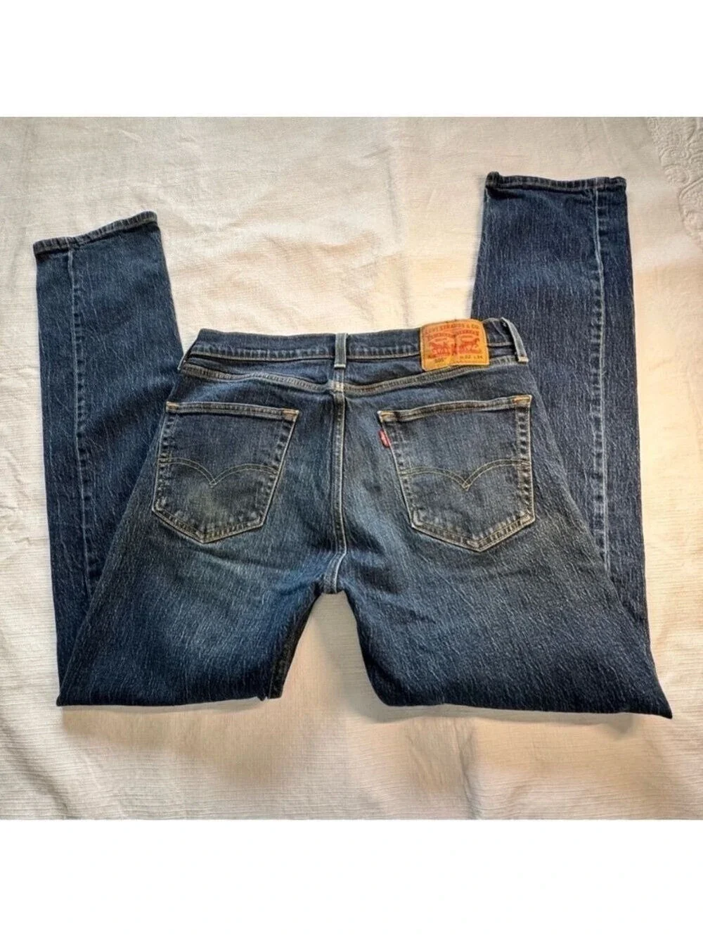 Levi's 505 Men's Straight Jeans - Indigo Blue Size 32